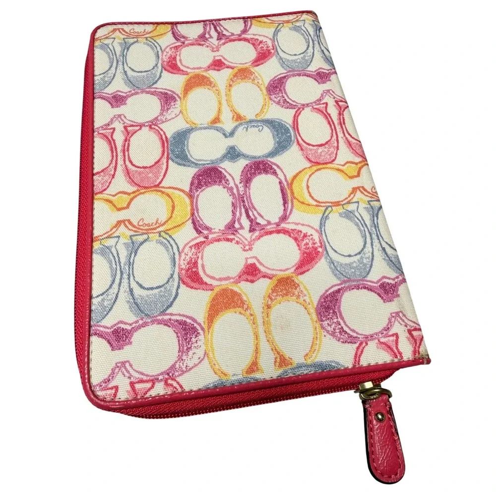 Coach Multi Color eReader/ Notepad Holder - Picture 3 of 4